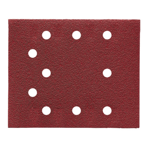 AEG Schleifblätter  K60 für Schwingschleifer 115 x 140 mm, 10-Loch, Klemmverschluss, Lieferumfang 10 Stück