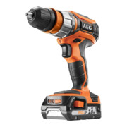 AEG Trapano avvitatore a batteria BS18C2XLI-202C 18V, 2 batterie PRO 18V/2,0Ah, caricabatterie e valigetta-1
