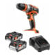AEG Trapano avvitatore a percussione a batteria BSB18C2XLI-X02C 18V, 1x batteria PRO 18V/2,0Ah, 1x batteria PRO 18V/4,0Ah, caricabatterie e valigetta-1