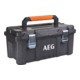AEG Werkzeugbox 21.5 L Fassungsvermögen, Wasserdicht, Aus strapazierfähigem PP, Metallverschlüsse, 1 Stück-1
