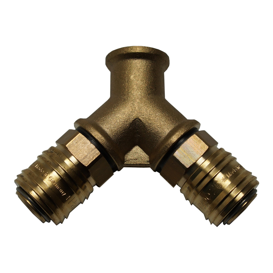 Aerotec 2-fach Verteiler - 3/8 Zoll IG - 2x Kupplung