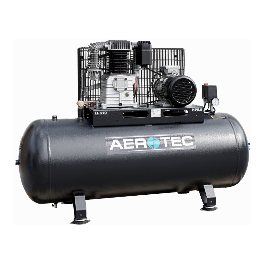 Aerotec 650-270 PRO-10 Bar horizontale K25 zuigercompressor