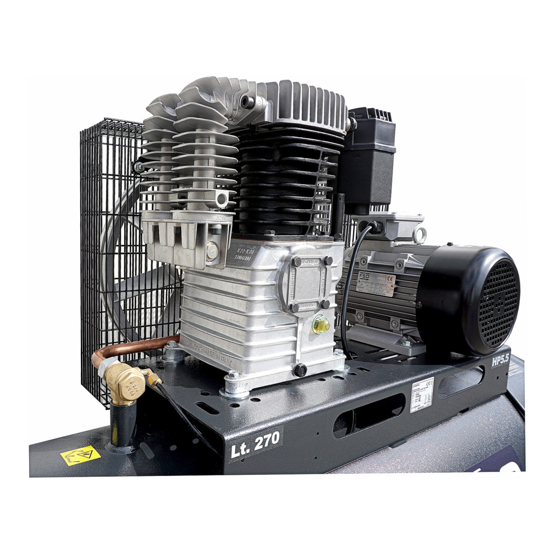 Aerotec 650-270 PRO-10 Bar horizontale K25 zuigercompressor