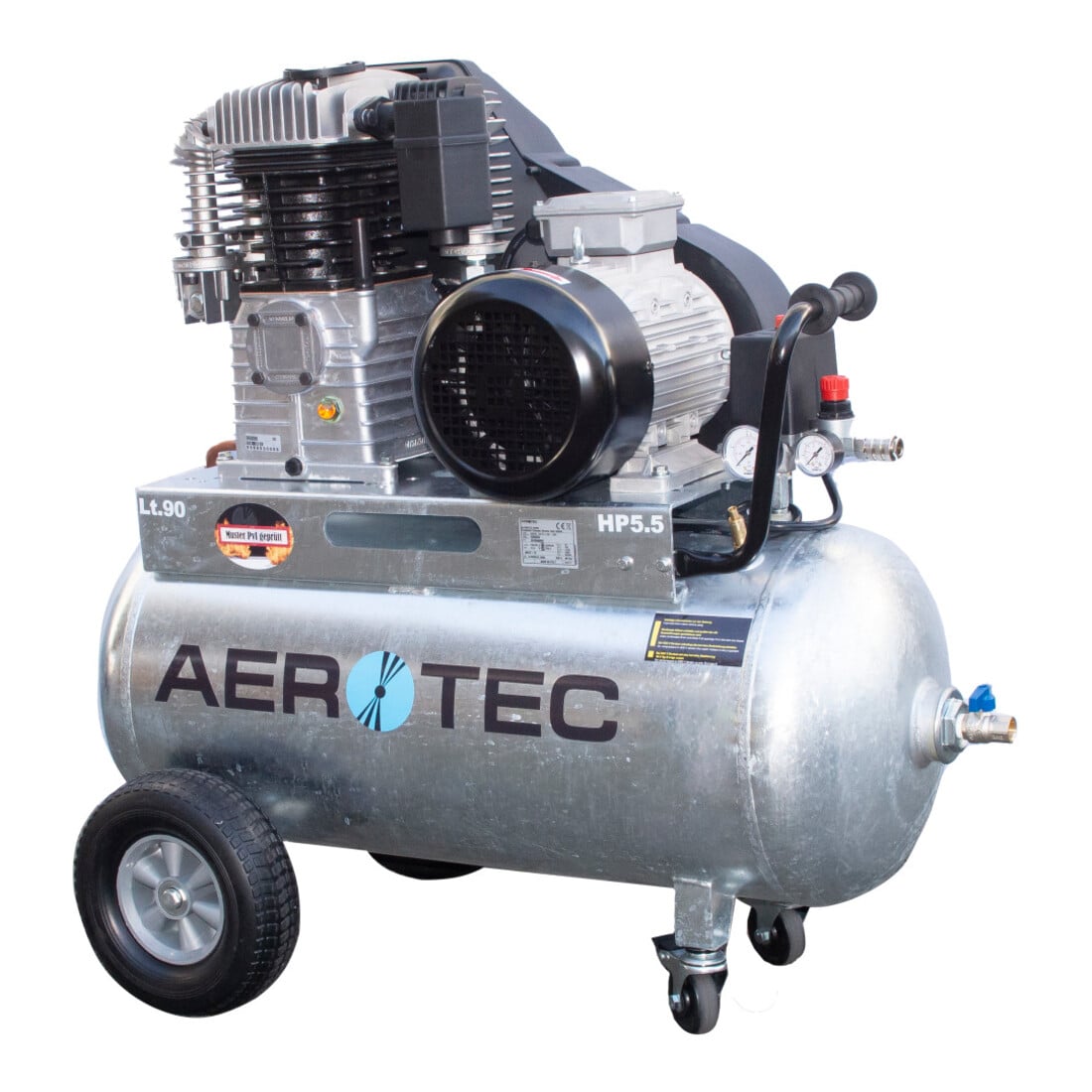 Aerotec 780-90 Z PRO - 400 Volt verzinkt Kompressor ölgeschmiert