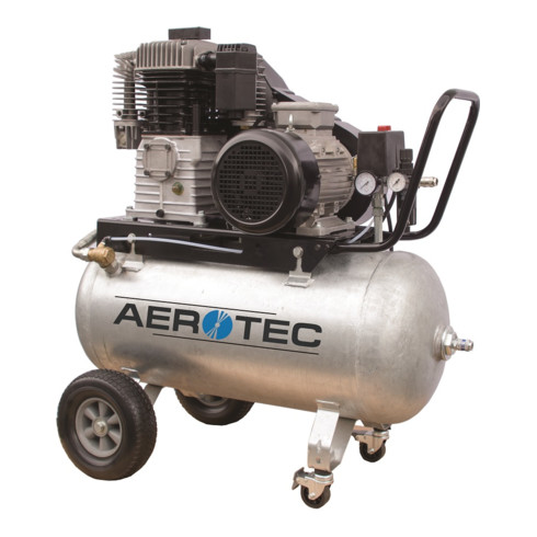 Aerotec 780-90 Z PRO-Compressore zincato da 400 Volt, lubrificato ad olio