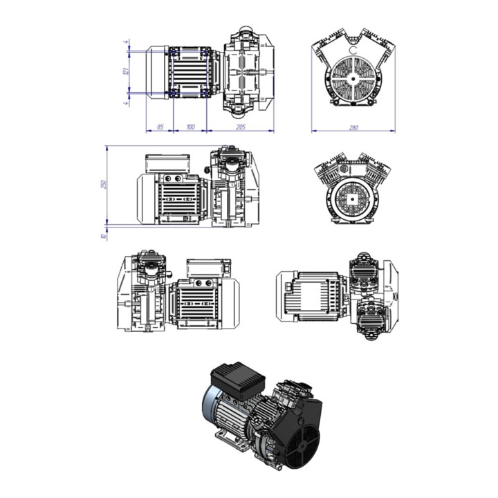 Aerotec Aggregat EXTREME 0,55 kW 230 V