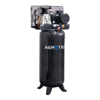 Aerotec Compresseur d'air à piston compact 2 cylindres verticaux 400 V