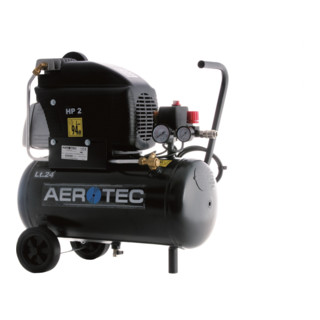 Aerotec Compressor 220-24, 210L/130L/8bar/24L/1,5KW/mobiel/230V
