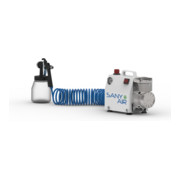 Aerotec compressor SANY AIR voor desinfectie van oppervlakken, inclusief spuitfles, 230 V