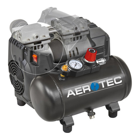 Aerotec compressor Supersil 6 105l/min 0,55 kW 6l