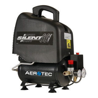 Aerotec compressor Vento Silent 6, 110L/90L/6L/8bar/0,7kW/draagbaar/230V