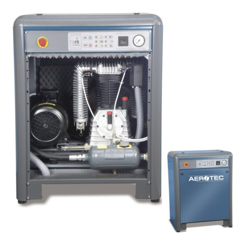 Aerotec Compressore a cinghia trapezoidale Silent Basis PRO B-AK30-10, 5,5 KW- 10