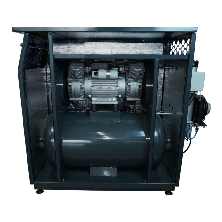 Aerotec Dentalkompressor AEROMEDIC XTR 4D-90 SUPERSIL mit Trockner 400 V