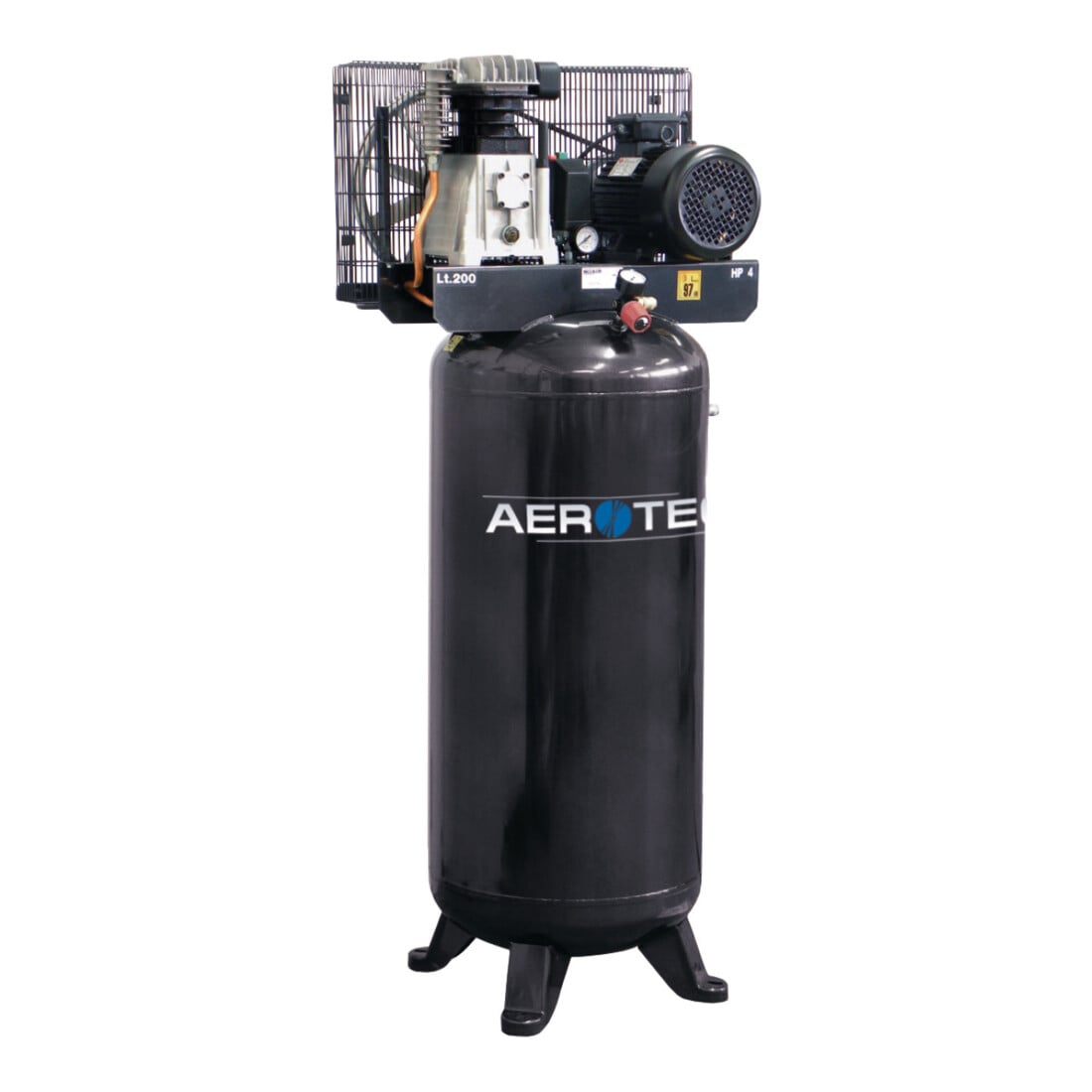 Aerotec Druckluft Kolben Kompressor kompakt 2 Zylinder stehend 400 V