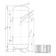 Aerotec Druckluftkessel 1000 L stehend - 11 bar ohne Anbausatz