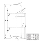 Aerotec Druckluftkessel 1000 L stehend - 11 bar ohne Anbausatz-3