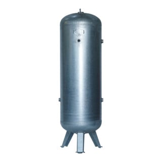 Aerotec Druckluftkessel 500 L stehend - 11 bar verzinkt AD2000 ohne Anbausatz