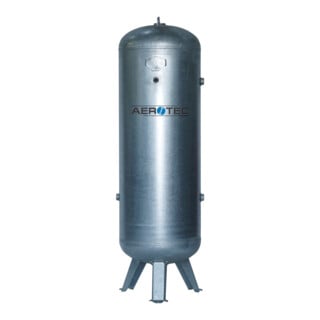 AEROTEC Druckluftkessel 900 l stehend 11 bar verzinkt AD2000 Handloch