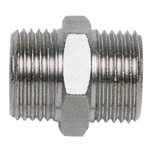 Aerotec dubbele nippel G 1/2 inch X G 1/2 inch los