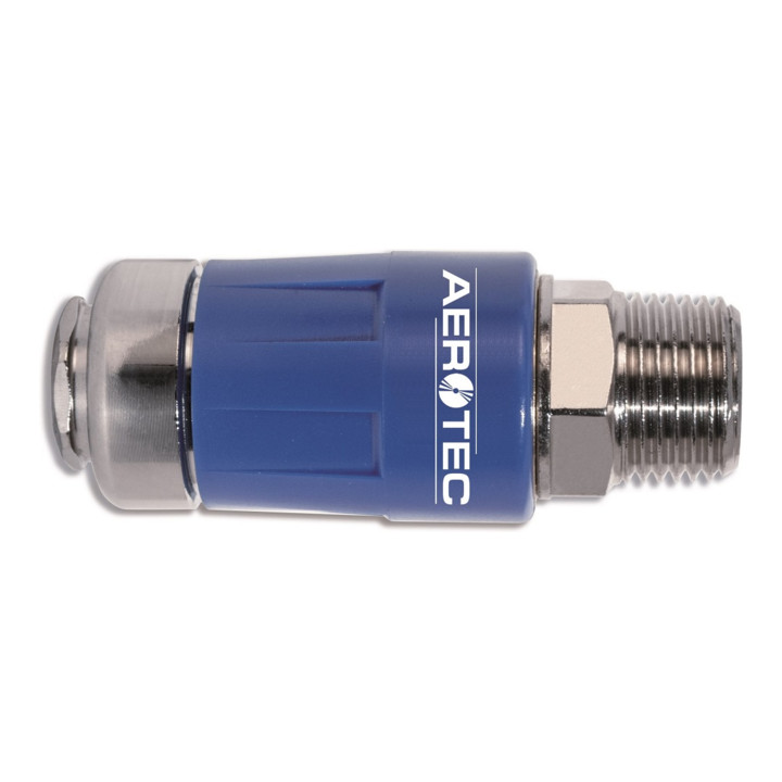 Aerotec EASY SAVE PRO veiligheidskoppeling 1/4 inch mannelijk