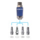 Aerotec EASY SAVE PRO veiligheidskoppeling 8 mm doorvoertule