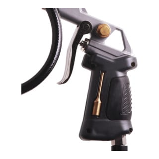 Aerotec Gonfiatore per pneumatici ad aria compressa con manometro TECH ST PSI 30 cm, Tubo flessibile, non calibrato