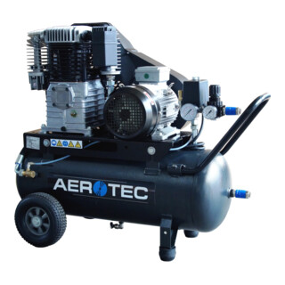 Aerotec Kolbenkompressor 630-90 PRO ölgeschmiert 2 Zylinder