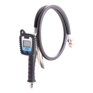 Aerotec Luchtbandenvuller met LCD PRO drukmeter PSI 30 cm slang ongeijkt