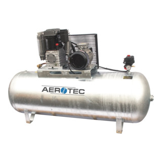 Aerotec N60-500 Z PRO couché - 400 Volt galvanisé Compresseur lubrifié