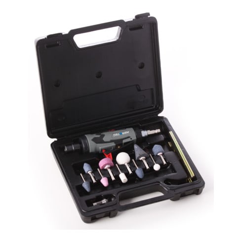 Aerotec perslucht staaf schuurmachine set 22000min-¹ 3+6mm