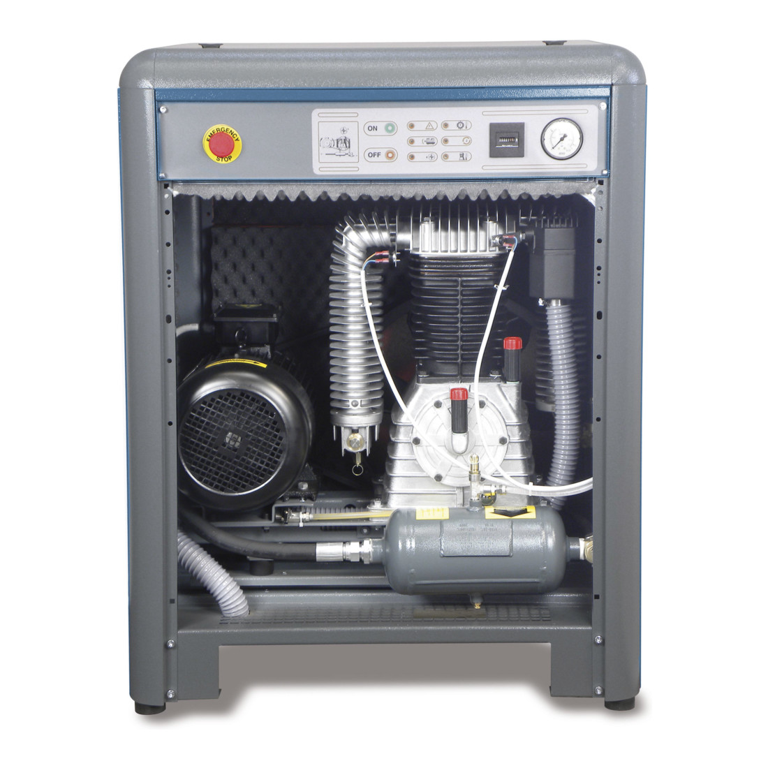 Aerotec Silent Basis PRO B-AK30-10 V-snaar compressor - 4 KW- 10 Bar