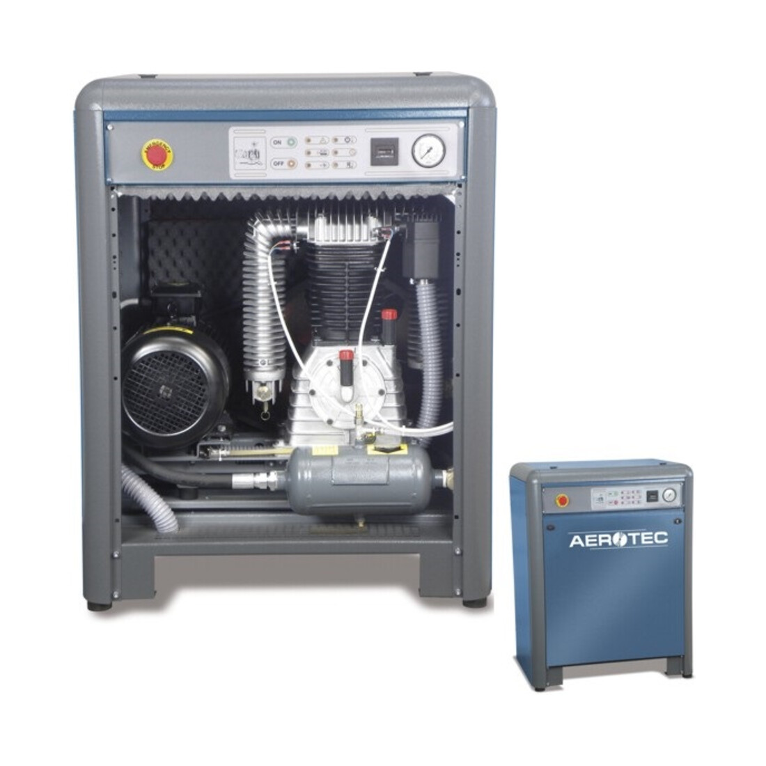 Aerotec Silent Basis PRO B-AK30-10 V-snaar compressor - 4 KW- 10 Bar