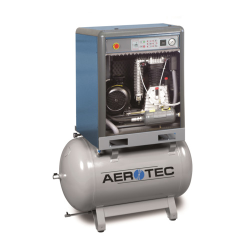 Aerotec Silent zuigercompressor PRO K-AK30-10 - 270 - 5,5 KW - 10 Bar