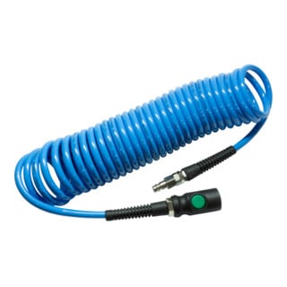 Aerotec Spiralschlauch 6,5 x 7,5m PU PRO Sicherheitskupplung