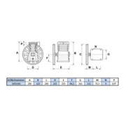 Aerotec vermogenseenheid B2800B - 11 bar - 2 cilinders - 400 volt-3