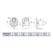 Aerotec vermogenseenheid B2800B - 11 bar - 2 cilinders - 400 volt-3
