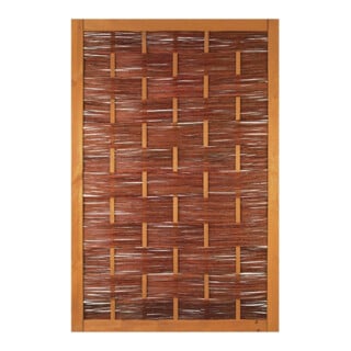 ÄTNA Weidengeflechtzaun 120 x 180 cm braun gebeizte Weide