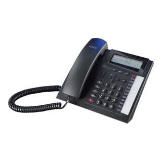 AGFEO Analoges Telefon T 18 schnurgebunden schwarz