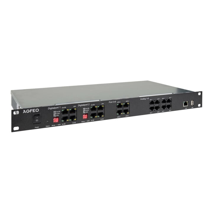 Agfeo Centrale téléphonique IP 24 IP/appareils système ES 548 IT