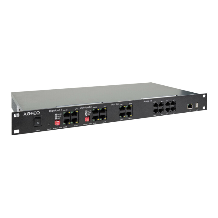 Agfeo Centrale téléphonique IP 24 IP/appareils système ES 548 IT