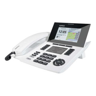 AGFEO Téléphone IP système ST 56 IP SENSfon blanc pur rws