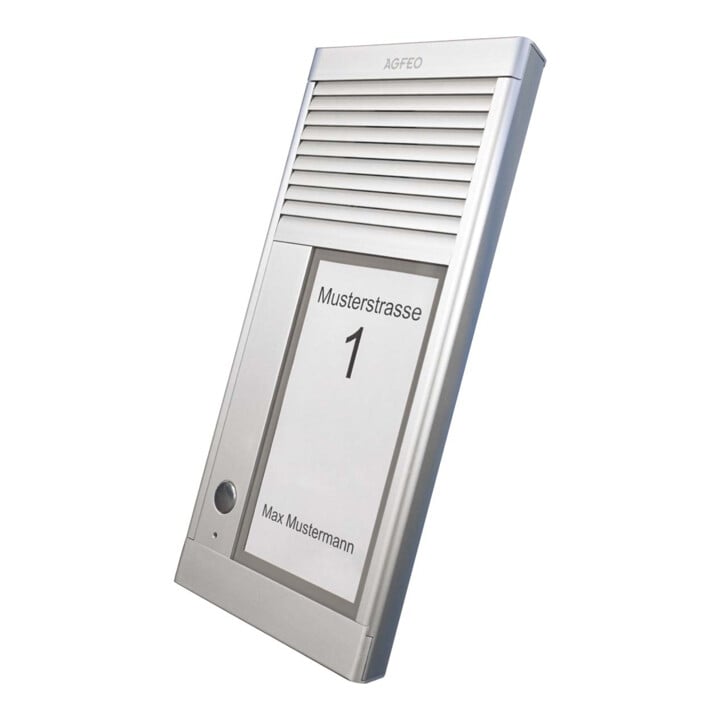 Agfeo Türsprechstelle 1Klingel alu IP33 DoorSpeak 1