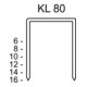 Agrafe coupante KL 80/14 CNK/3000-1
