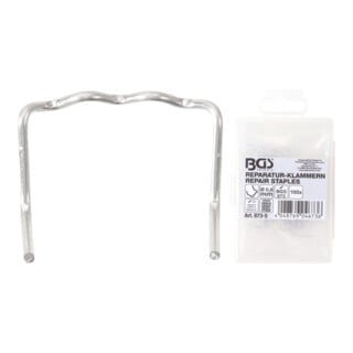 Agrafes de réparation forme L Ø 0,8 mm 100 pièces BGS