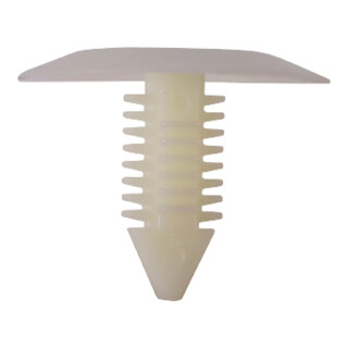 Agrafes pour fixation de câbles, blanc, universal, pack de 10