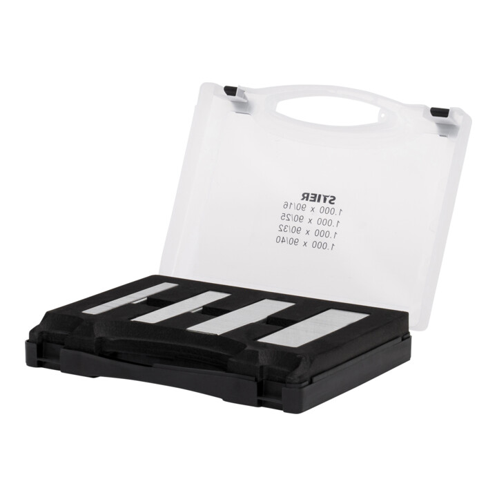 Agrafes STIER type 90 en coffret, 16 - 40 mm