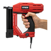 Agrafeuse combinée électrique STIER TK-18 230 V avec 400 clous et agrafes-4