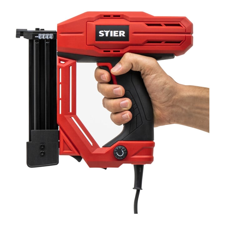 Agrafeuse combinée électrique STIER TK-18 230 V avec 400 clous et agrafes
