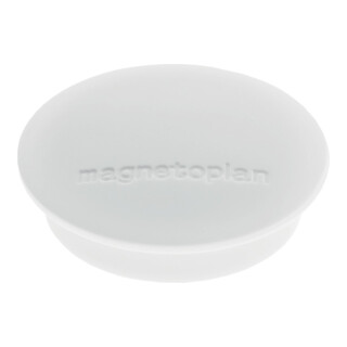 Aimant D34mm VE10 force d'adhérence 1300 g blanc