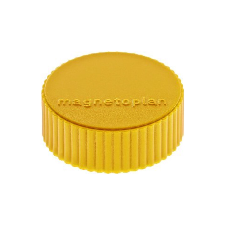Aimant D34mm VE10 Force d’adhérence 2000 g jaune